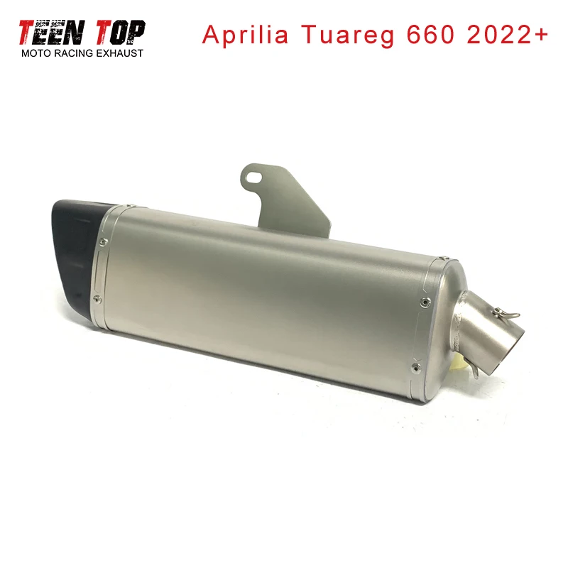 Motorcycle Exhaust Muffler For Aprilia Tuareg 660 Exhaust 2022+ Steel Motobike Escape Moto Tuareg660 Exhaust System 2022 2023