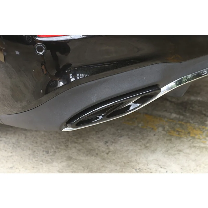 العادم تلميح الخمار غطاء الأنابيب أنابيب طرفية Stee لفئة W176 B الفئة W246 مرسيدس بنز W212 W213 W205 X253 C180 C2 Pkx R-AUTO #4