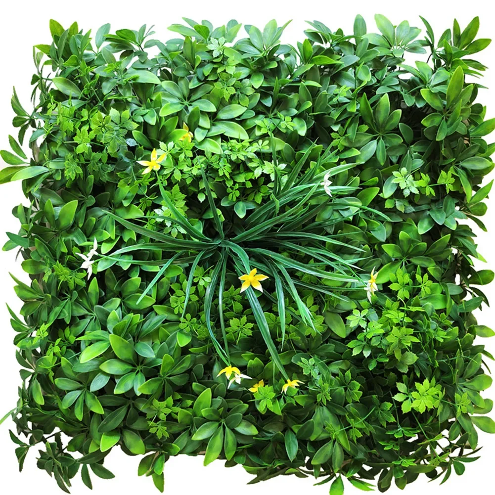 

50x50cm Artificial Plant Grass Fake Lawn Carpet Backdrop Wall Hanging Leaf Mat Vegetation For Home Garden Party Home Wall Decor