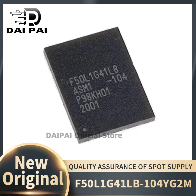 

( 5Pcs-10Pcs/Lot) 100% New original F50L1G41LB-104YG2M F50L1G41LB ESMT WSON8 QFN IC CHIP