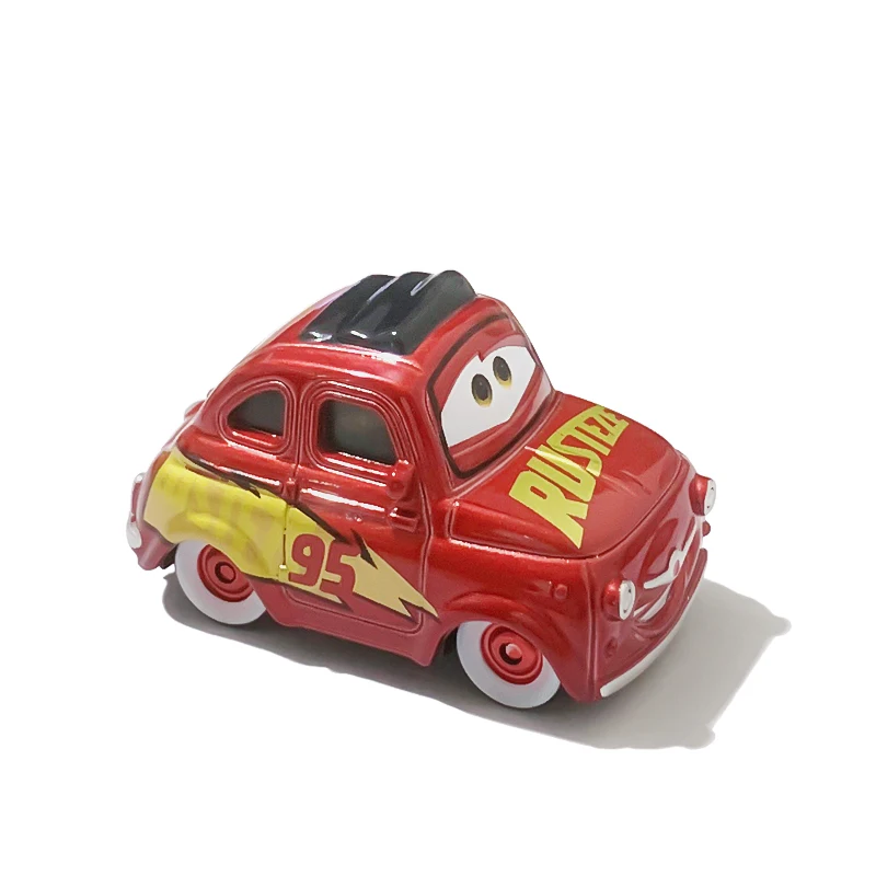 Cars 2 Cars 3 Cartoon Anime Figure Luigi Guido Flo Lightning McQueen Metal Alloy Diecast Car Model Child Toy Cars Christmas Gift