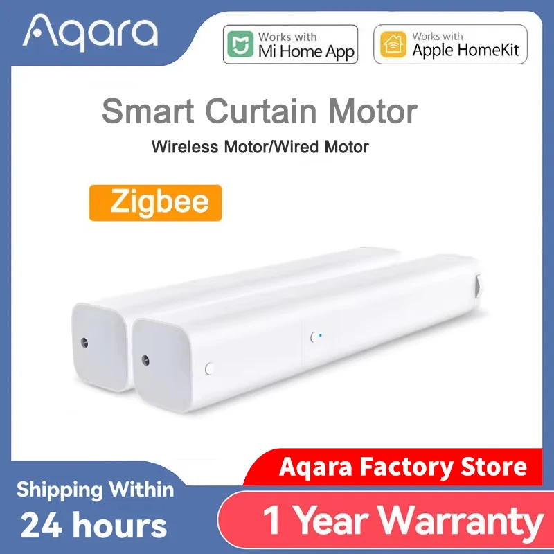 

Aqara Smart Curtain Controller Motor B1 Wireless Timing Remote Control Smart Motorized Curtain Motor For Mi home Homekit App