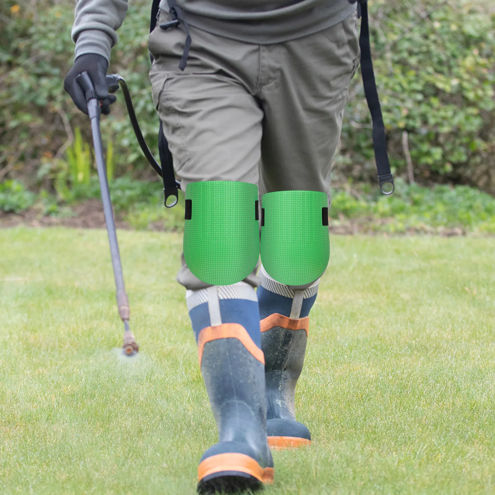 

1Pair Comfortable Knee Pads Heavy Duty Non-Slip Pads for Construction Flooring Garden Work Protection Strong Straps