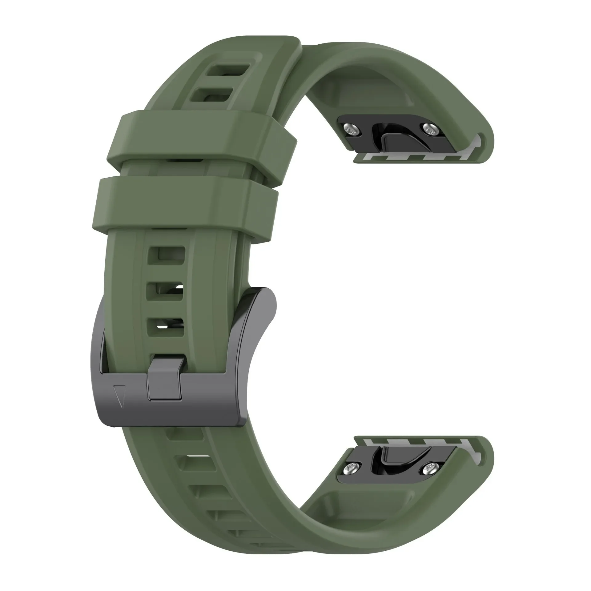 Quick-Fit-Silikonarmband in den Größen 26 mm, 22 mm und 20 mm für Garmin Tactix 8/Fenix 9 8 51 mm 47 mm 43 mm, Garmin Enduro3/Fenix 9 Pro/7S/E/7X. – Detail 8