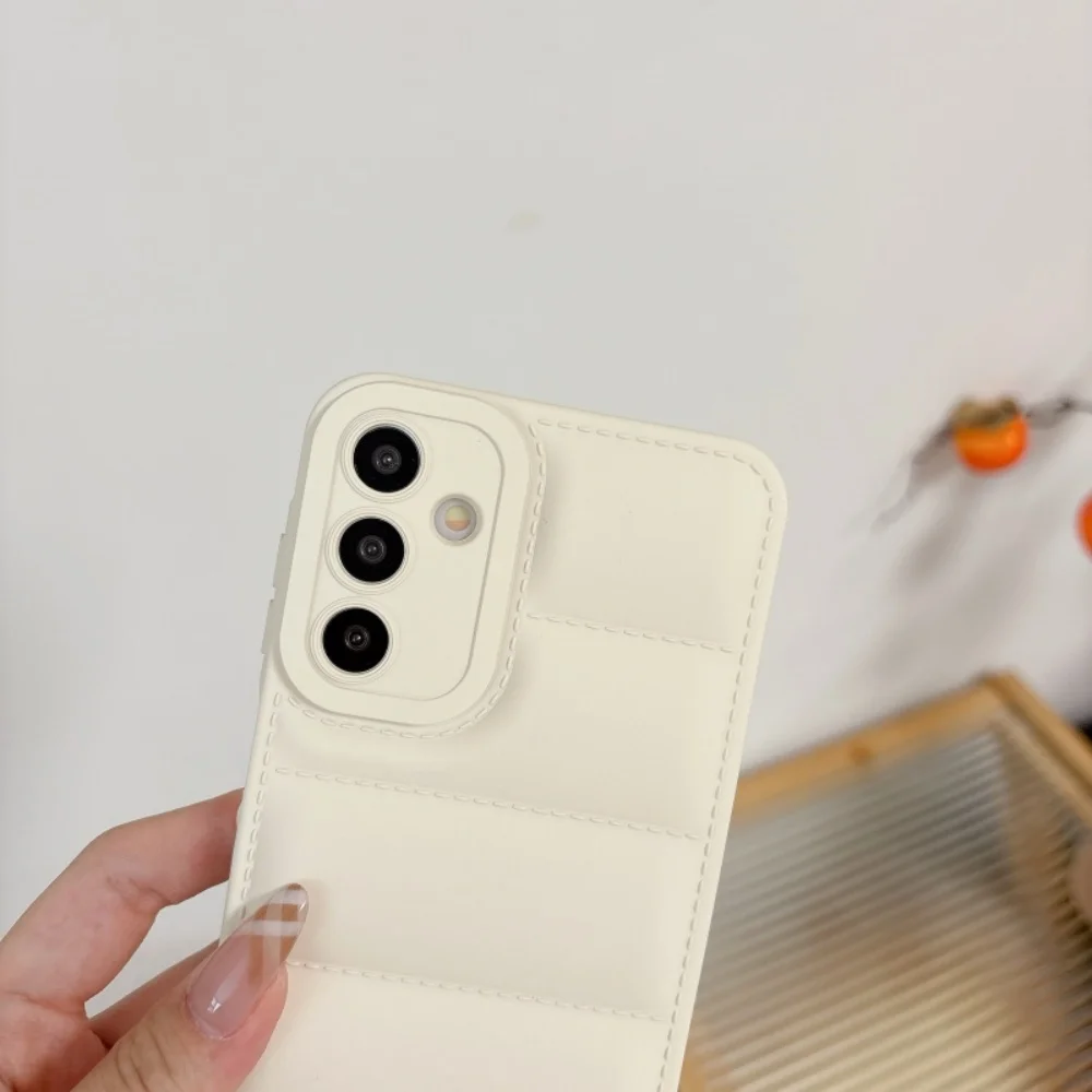 Luxury Down Jacket Sunflower Wrist Strap Case for Samsung Galaxy S25 S24 Ultra S23 S22 Plus S21 FE A56 A55 A54 A16 A35 A15 Cover - náhled 5