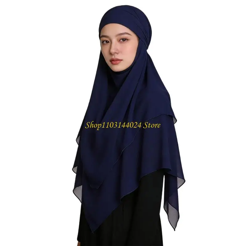 

N5KE Functional Polyester Polyester Scarf Shawl Turbans Providing Sun Protections Warmth and Coverage Dimensions