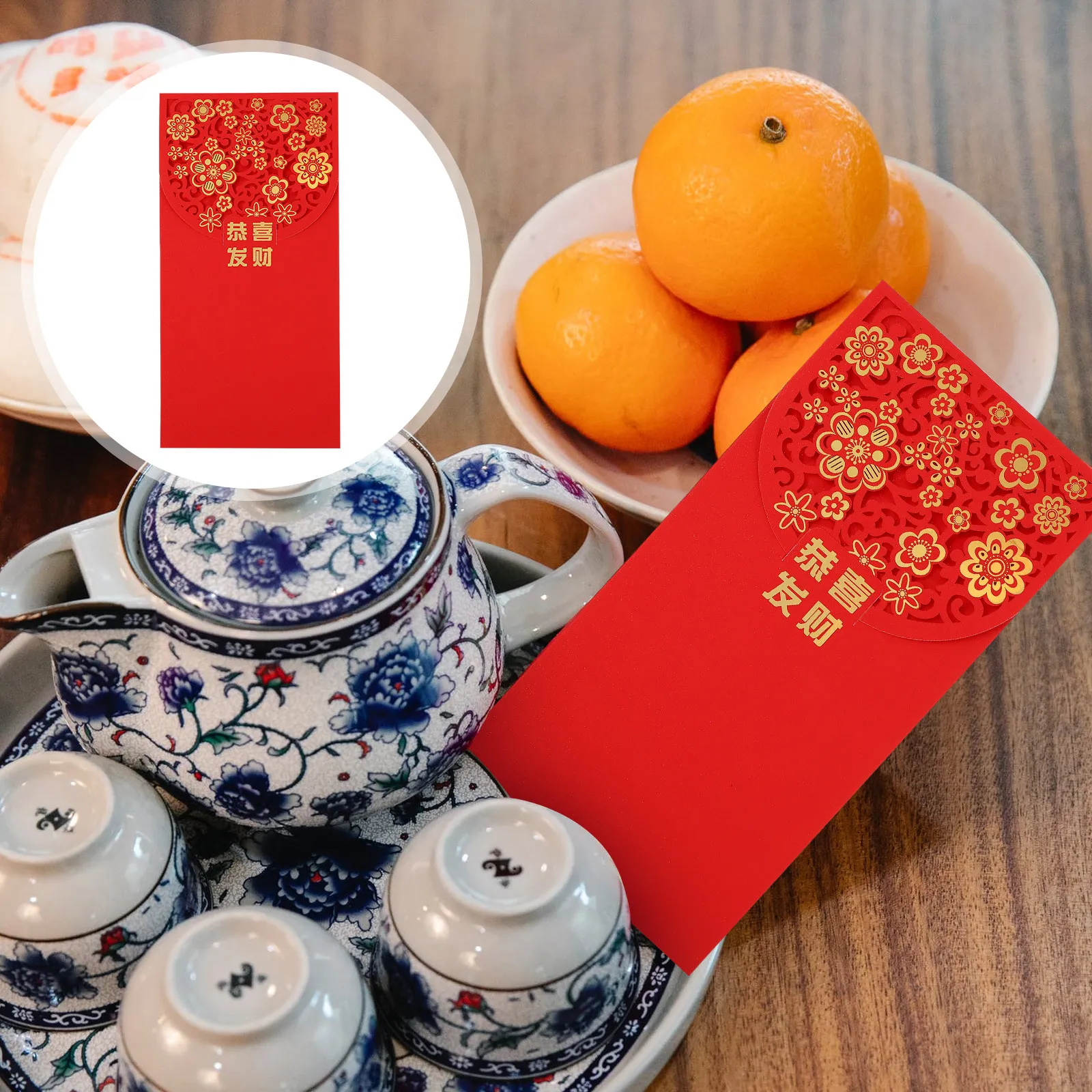 

10Pcs Thousand Yuan Red Envelopes Creative Chinese Style Spring Festival Red Packets New Year Money Gift Packets Traditional