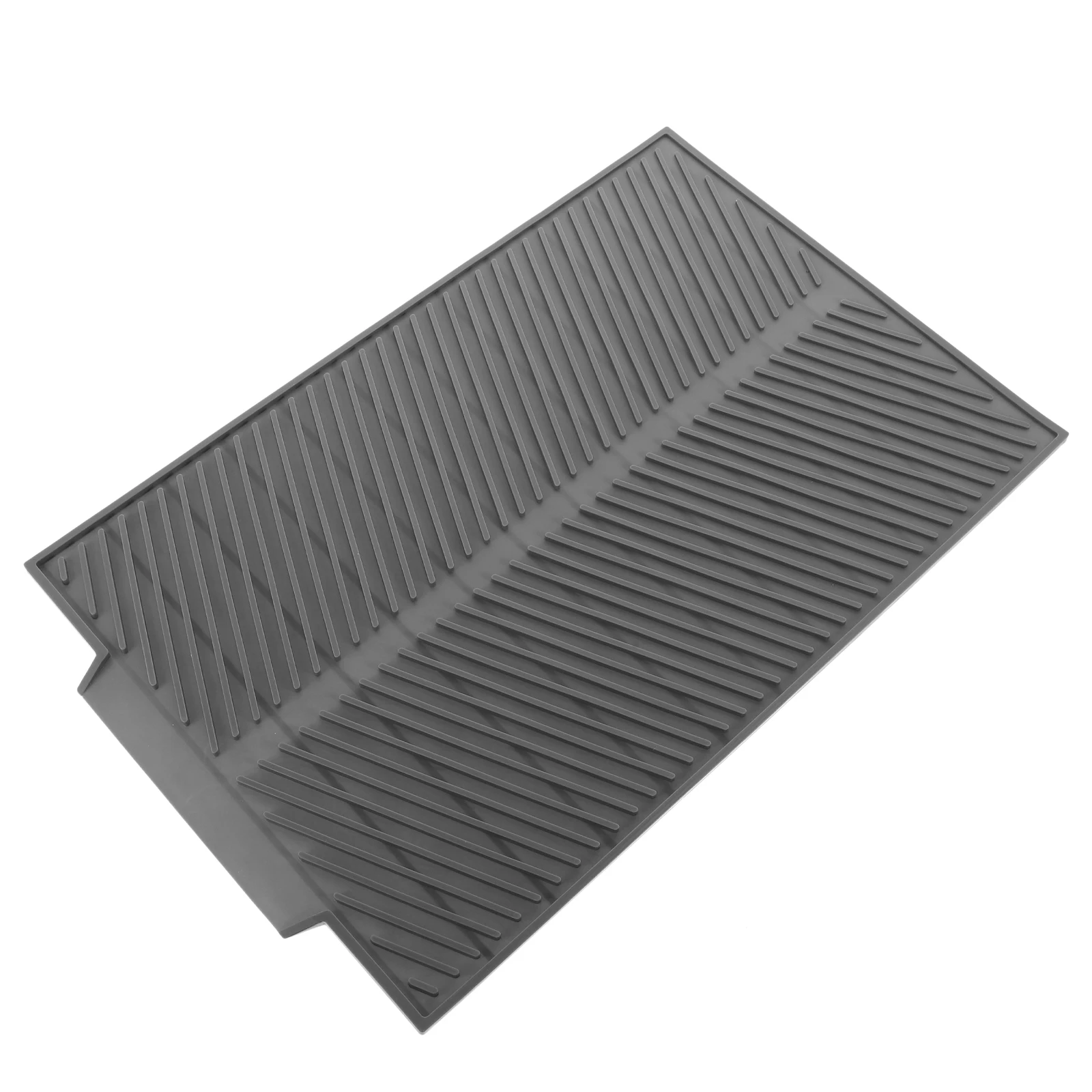 

Silicone Non-Slip Kitchen Drain Pad Countertop Protector Lightweight Dish Drying For Grey Kitchen Sink Protector