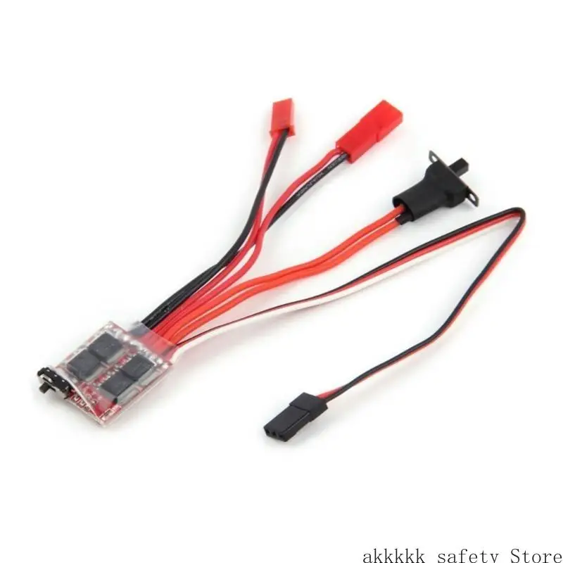 

XXFF Двусторонний матовый ESCElectric RCCar Аксессуары для лодочного бака с тормозной щеткой Электрический регулятор скорости