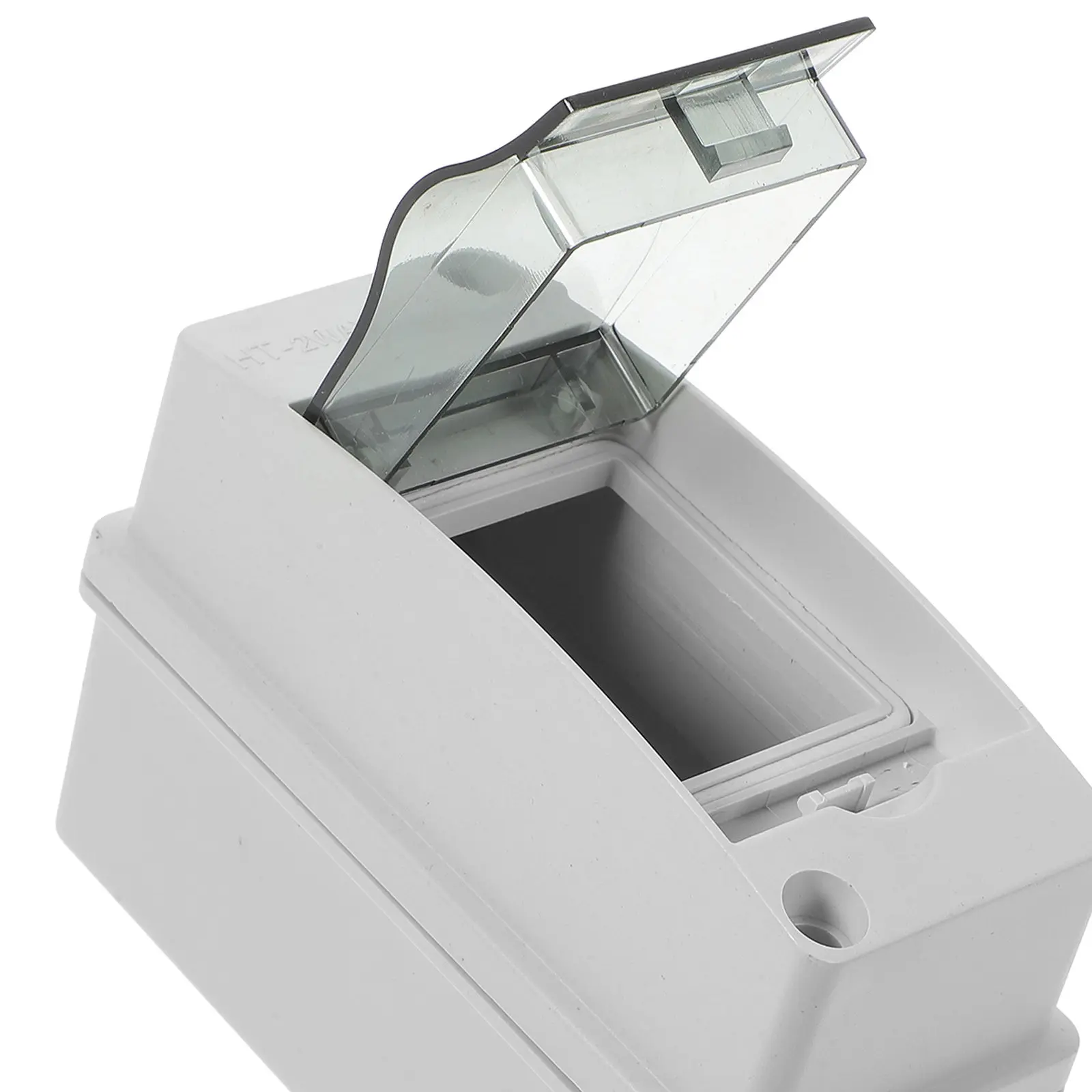 2 Way Power Distribution Protection Box Pc ABS Weatherproof Electrical Enclosure for Indoor Outdoor Use Compact Modern Design