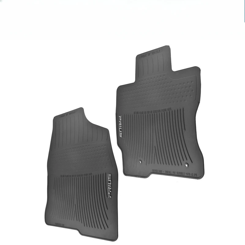 OEM PT9084700W02 All Weather Floor Mat Pair LH & RH Front Black for Toyota Prius United States