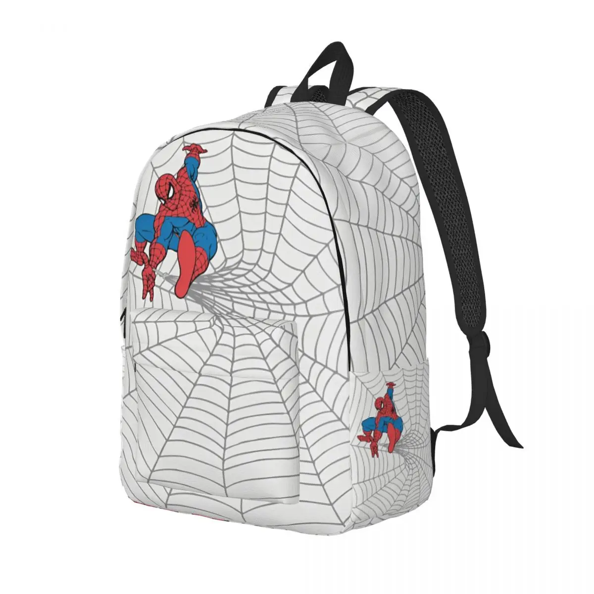 Spider Man In Center Of Web Backpack Unisex Durable Backpacks Polyester Novelty High School Bags Camping Designer Rucksack