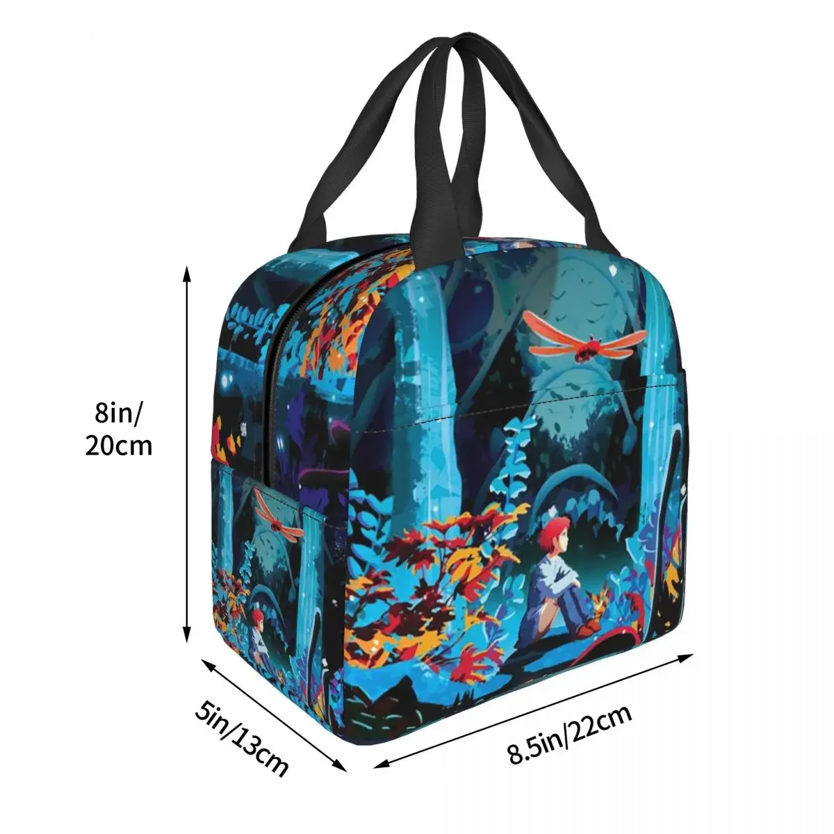 Nausicaa Of The Valley Of The Wind Anime Insulated Lunch Bag Cooler Thermal Food Box Tote Leakproof Lunch Boxes Container