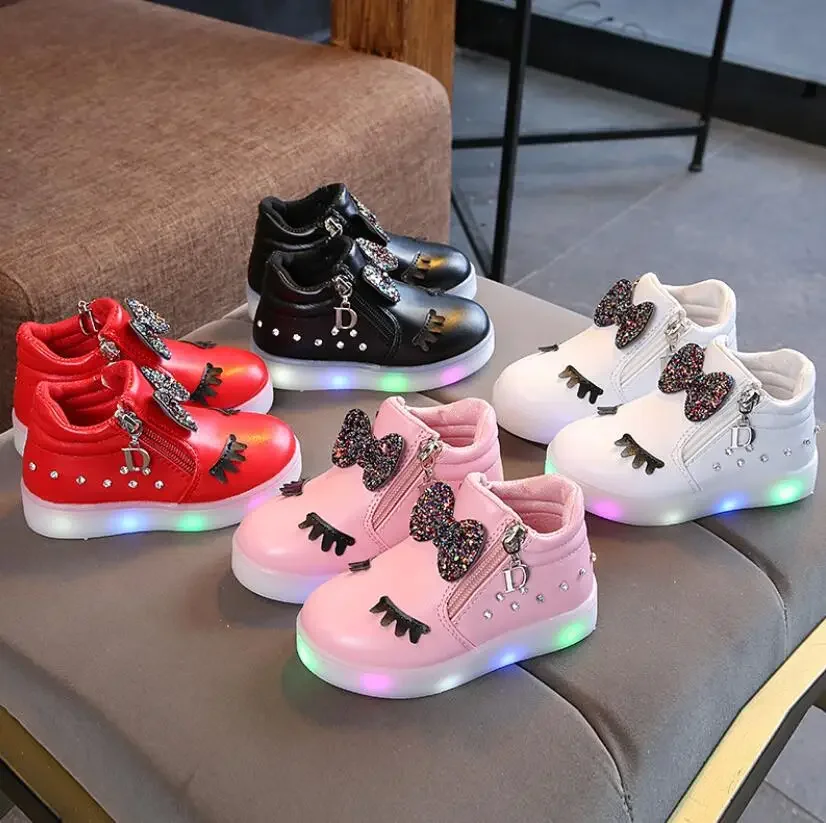 Glowing LED Kids Sneakers, Fashion Luminous Shoes for Children