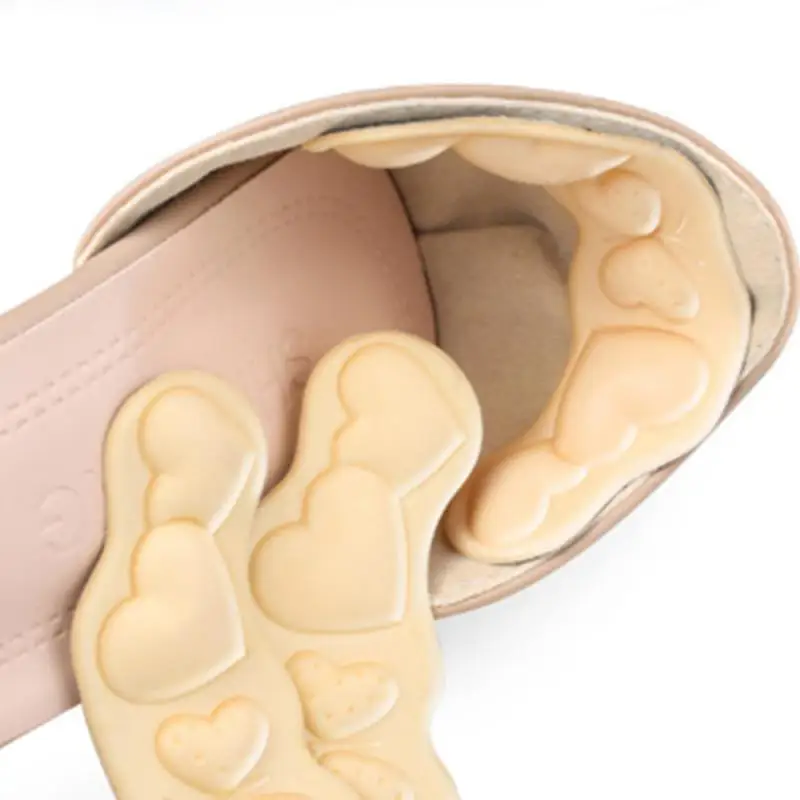 Shoe Stickers Prevent Slipping Innovative High Heels Insoles Foot Soothing Tool Half Size Pad Seamless Design Convenient Insole