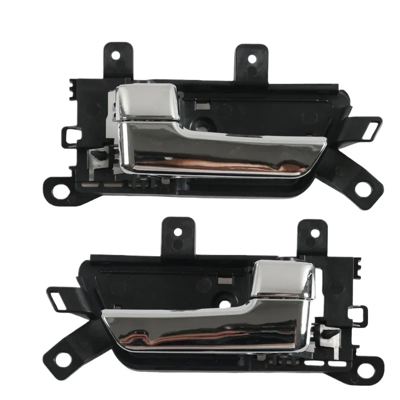 Chrome Plated Interior Inner Door Handle Assembly For Kia Borrego Mohave 2009-2011 Front Rear Left Right 82610-2J010 82620-2J010
