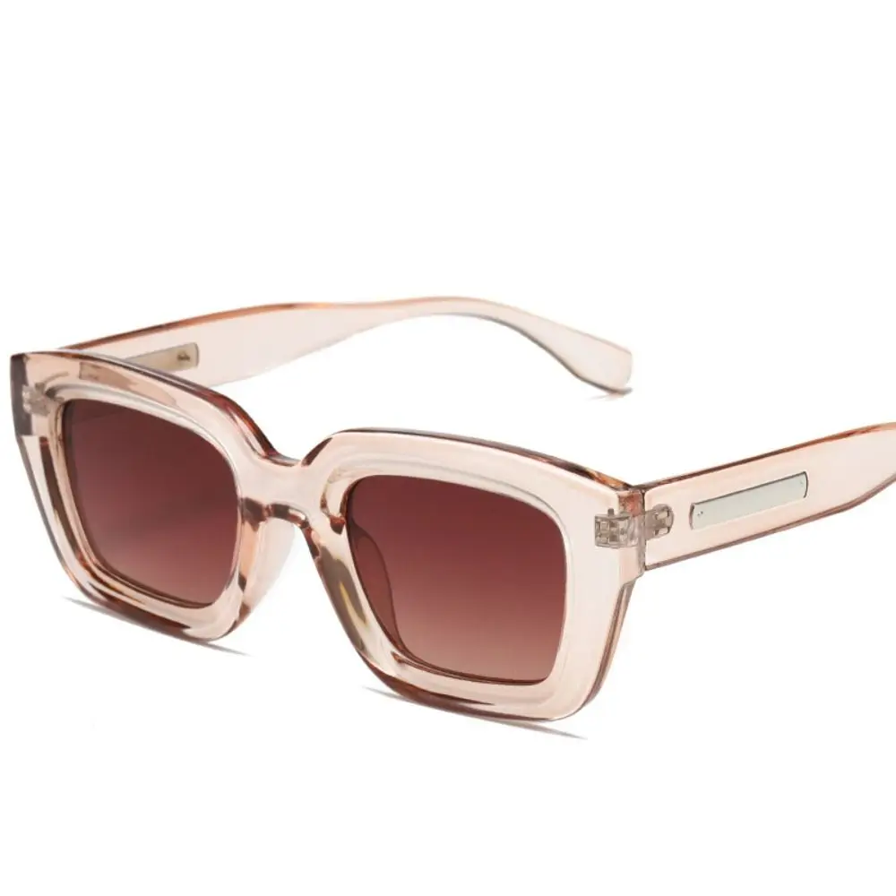 

Retro Square Frame Sunglasses Sun Glasses Traver Shades Glasses UV400 Eyeglasses Fashion Sunscreen Sunglasses