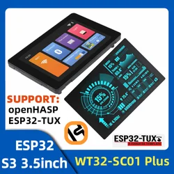 WT32-SC01 Plus ESP32 LCD Display 3.5 inch TFT LCD Touch Screen Display 480 x 320 16MB Flash Memory Without debugging tools