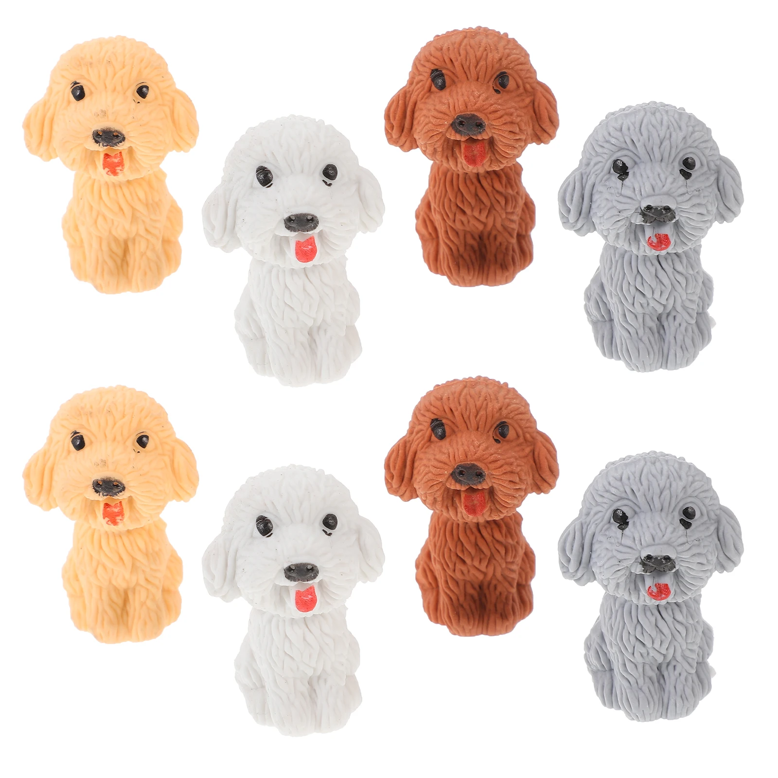 36 個犬かわいいミニポータブル消しゴムバルク文具用品漫画鉛筆消しゴムオフィス描画装飾用途愛らしい