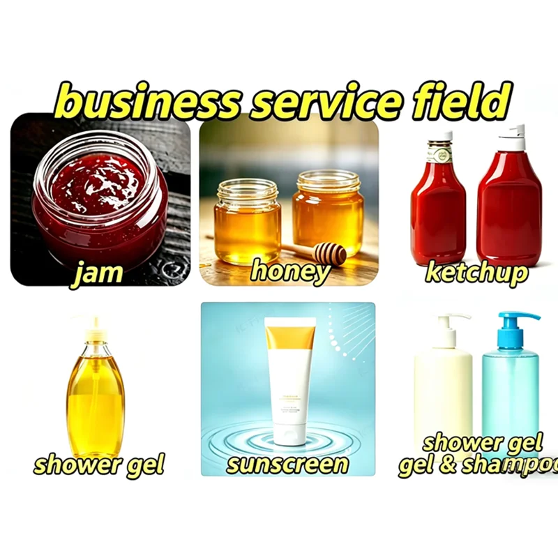 Screw Pump Thick Paste Filling Machine for Liquid With Particles Ketchup Sauce Thick Material Filling Industrial Processing Equi