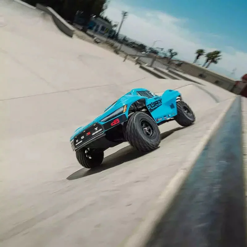 ARRMA FURY MEGA Fury 2WD 1/10 Szczotkowy Samochód RC Symulacja Zdalnego Sterowania Elektryczny Terenowy Model Krótkościeniowy Pojazd Prezent