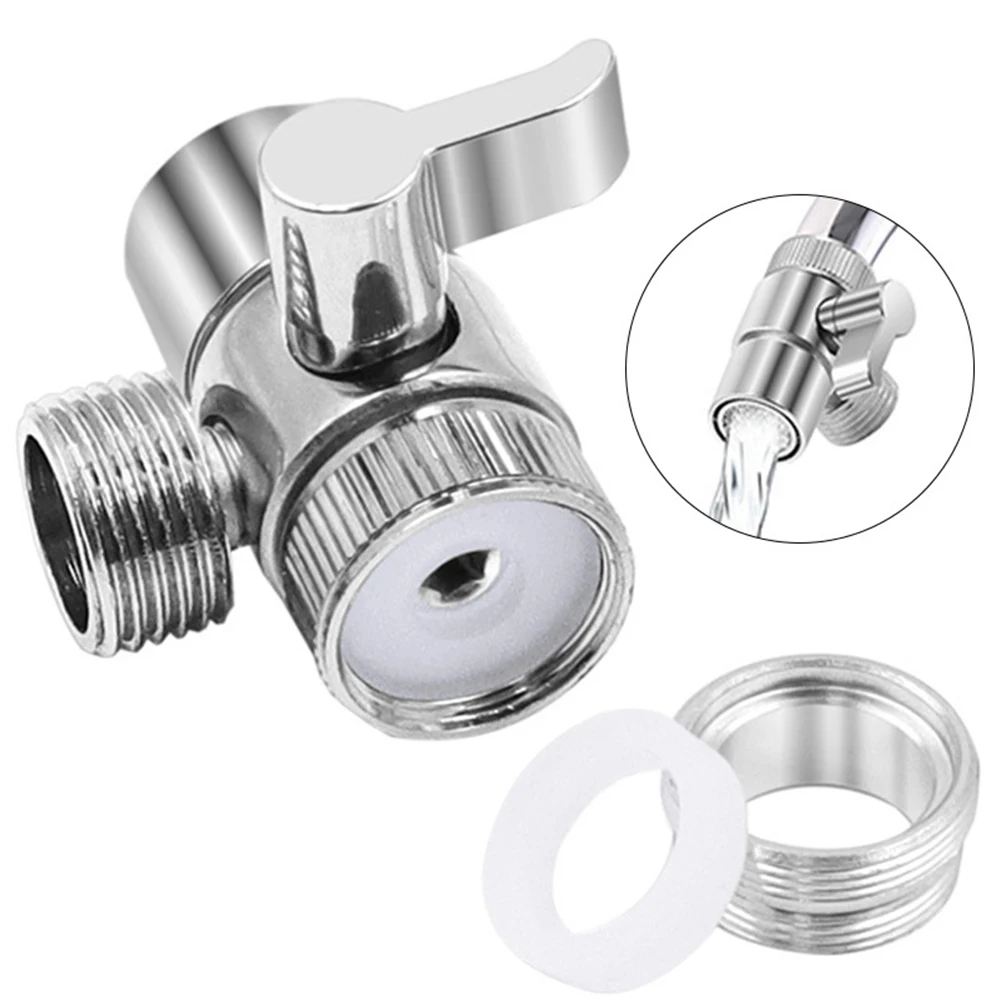 Adaptador de grifo con interruptor de diseño multifuncional, válvula desviadora, conector de grifo de agua, válvula adaptadora de nota de bidé para baño