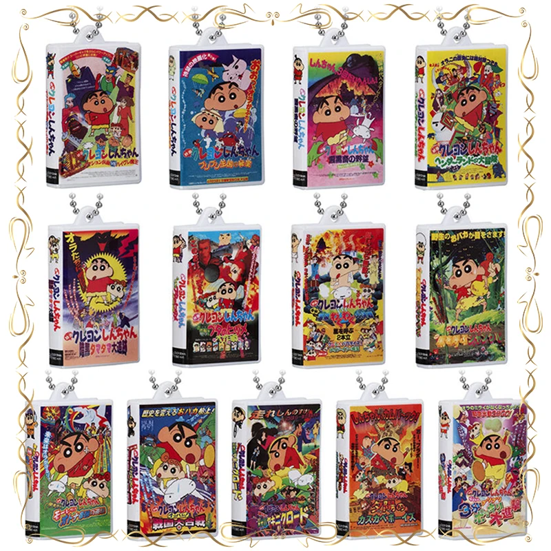 

Crayon Shin-chan BANDAI Gashapon Animated Characters Miniaturization Pendant Children's Day Gifts Action Figure Model Toys