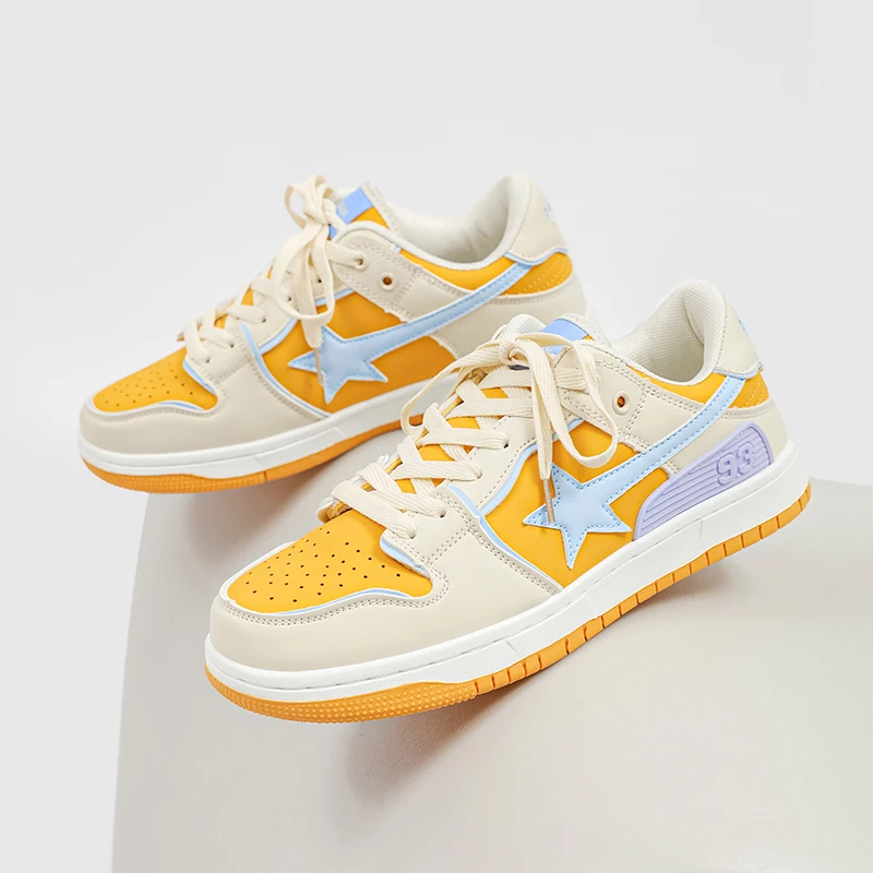 Men Shoes Sneakers Comfortable Mens Running Shoes Brand Trainers Lace up Platform Skateoard Shoes Hip Hop Footwear