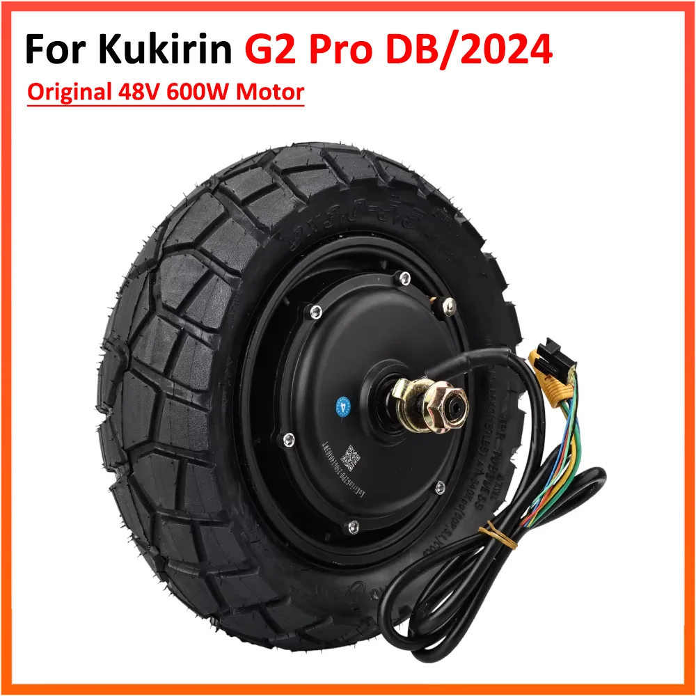 Motor de 48V y 600W para patinete eléctrico Kukirin G2 Pro DB 2024, Motor de rueda trasera con Aoxin 9*3,0-5,5, piezas de neumáticos de vacío