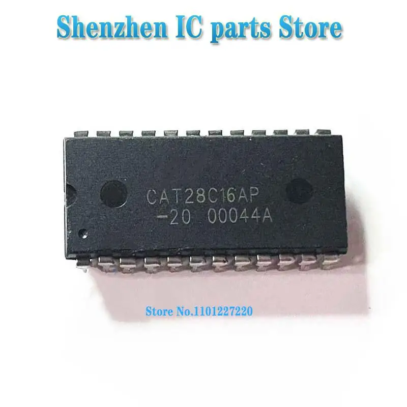 2pcs/lot CAT28C16API CAT28C16API-20 CAT28C16AP-20 28C16 DIP-24 In stock