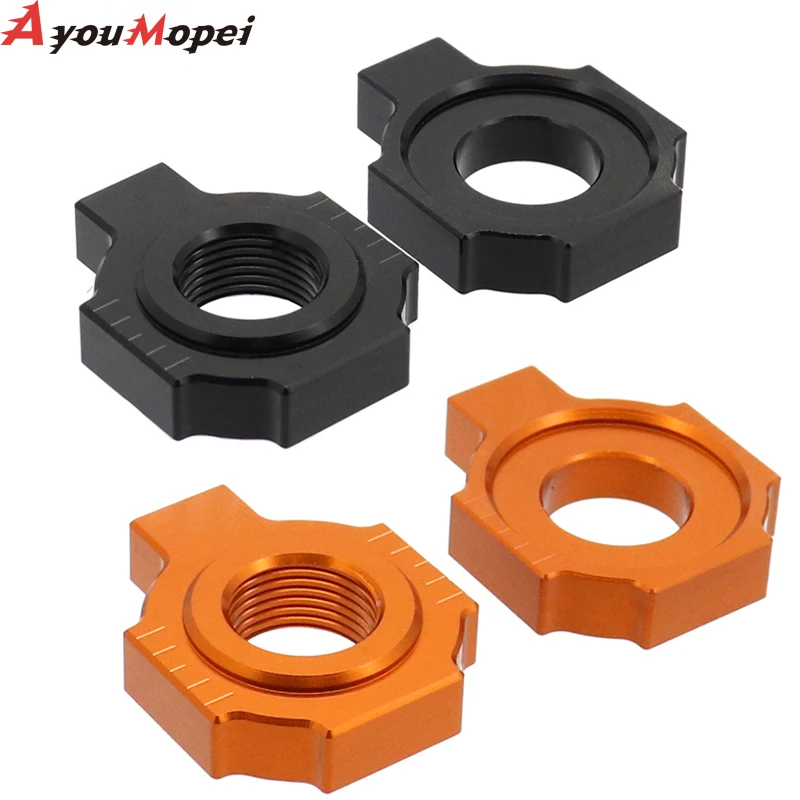 Motorcycle Accessories Chain Adjuster Axle Block For KTM SX SXF XC XCF EXC EXCF XCW XCFW 85 125 150 200 250 300 350 450 525 530