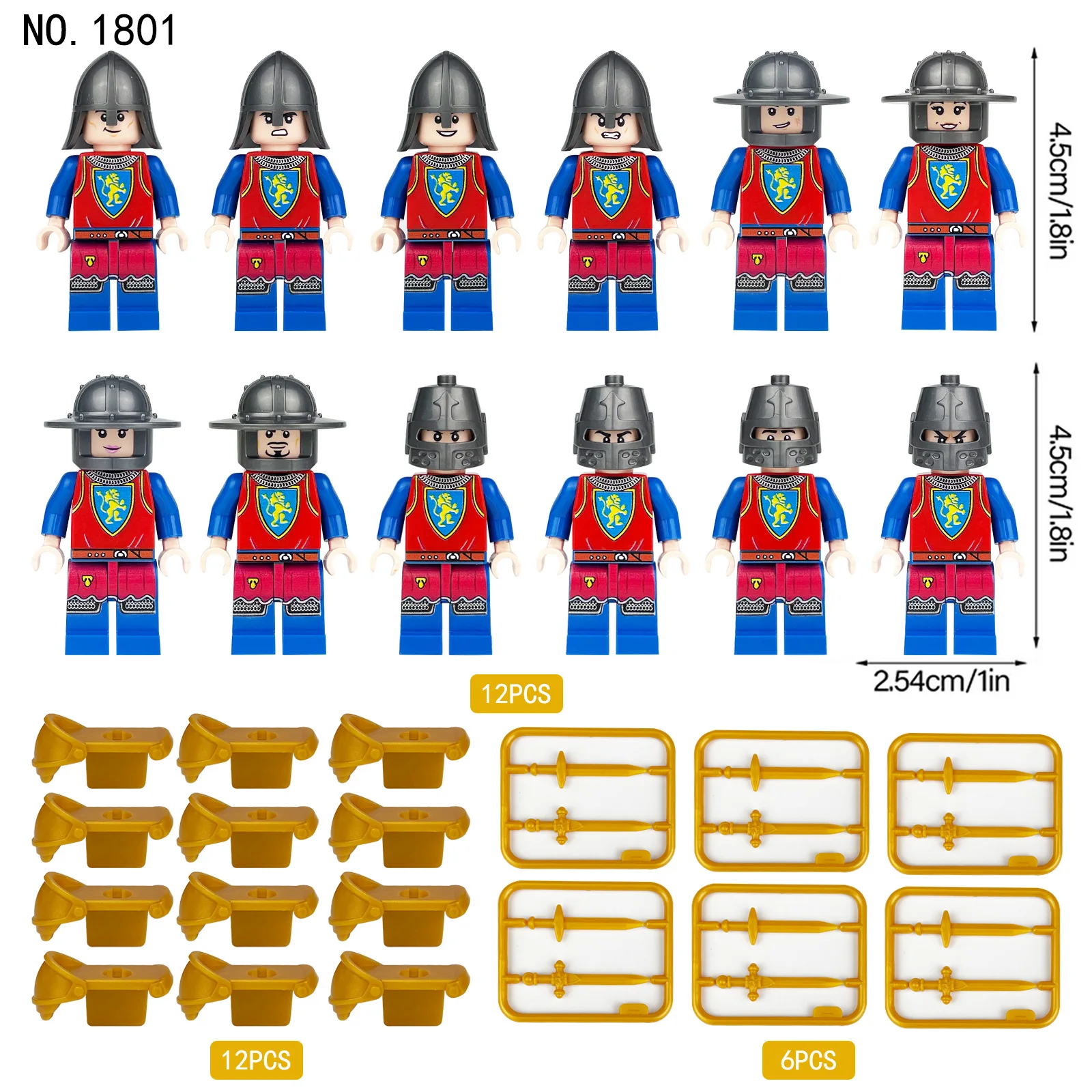 280 verschiedene mittelalterliche Ritter, römische Legion, Mini-Figuren-Bausteine, Lernspielzeug für Kinder, kleine Geschenke