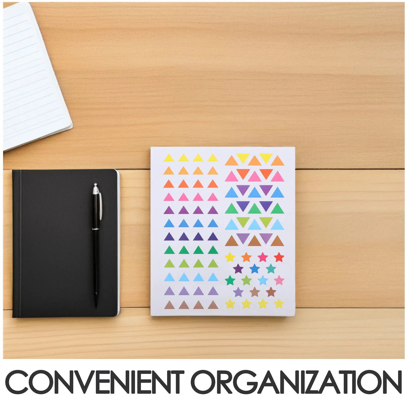 30Sheet Location Marker Stickers Triangle Heart Color Coding Stickers for Map Navigation Travel Office Classroom Peel Stick