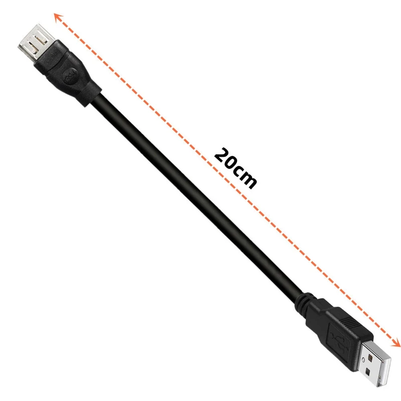 Firewire-Adaptador USB IEEE 1394 de 6 pines, Cable hembra F a USB M macho de 20CM para impresora, cámara Digital, escáner, disco duro de 0,2 m