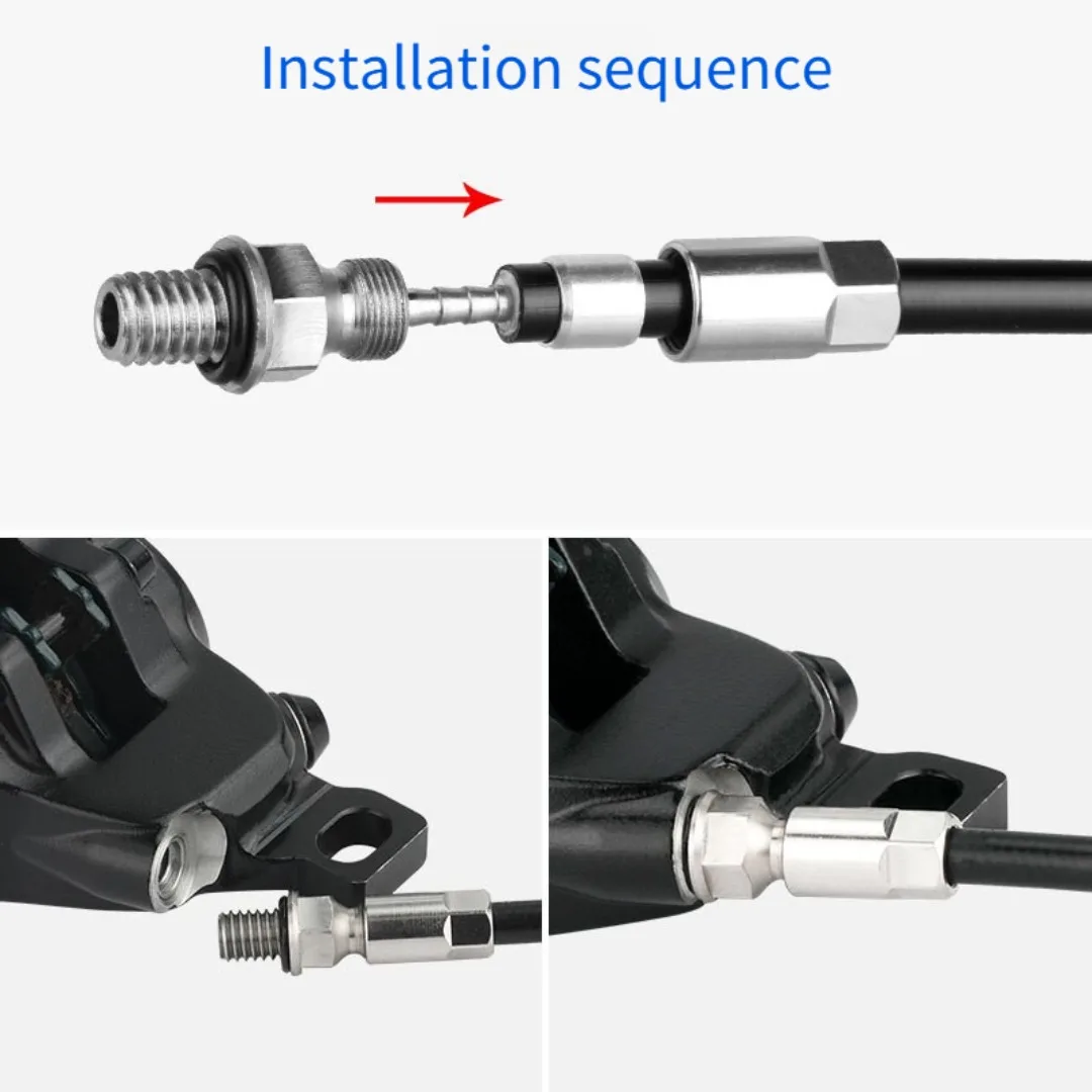 5-Line Hydraulic Brake Hose Barb Olive Compression Fitting Kit For Magura MT2 MT4 MT5 MT6 MT7 MT8 Disc Brake - view 4