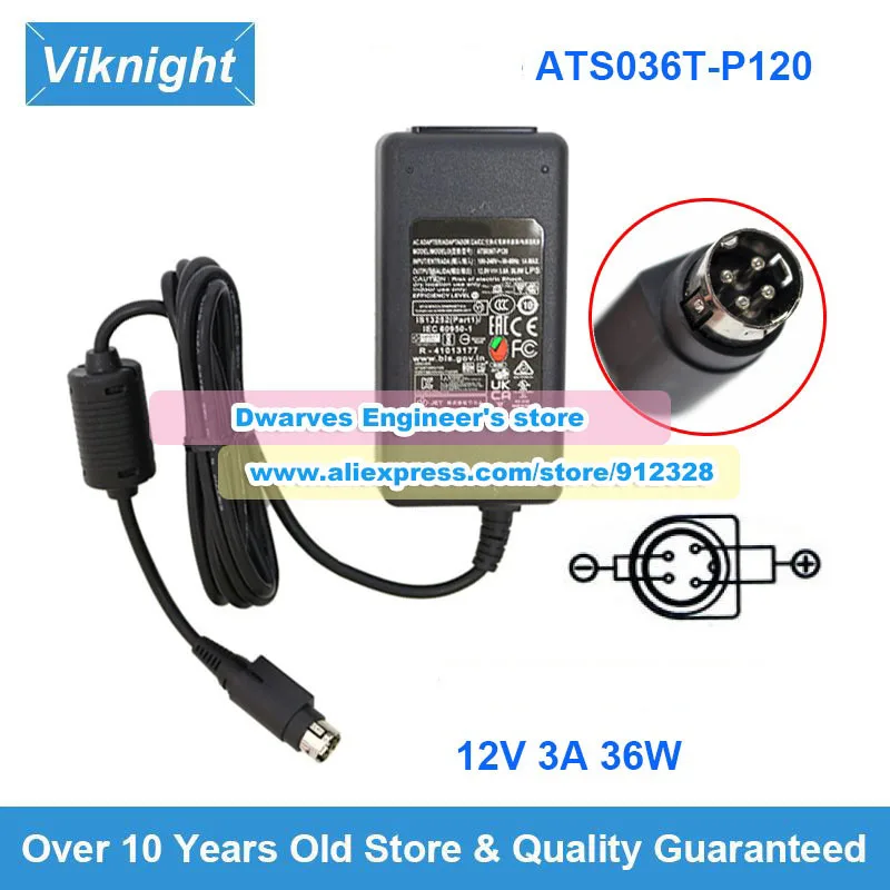 CPSF-PCアダプタ CPA001 36W ATS036T-P120 ACアダプター ATSO36TP120 アダプター Tech 12V 3A