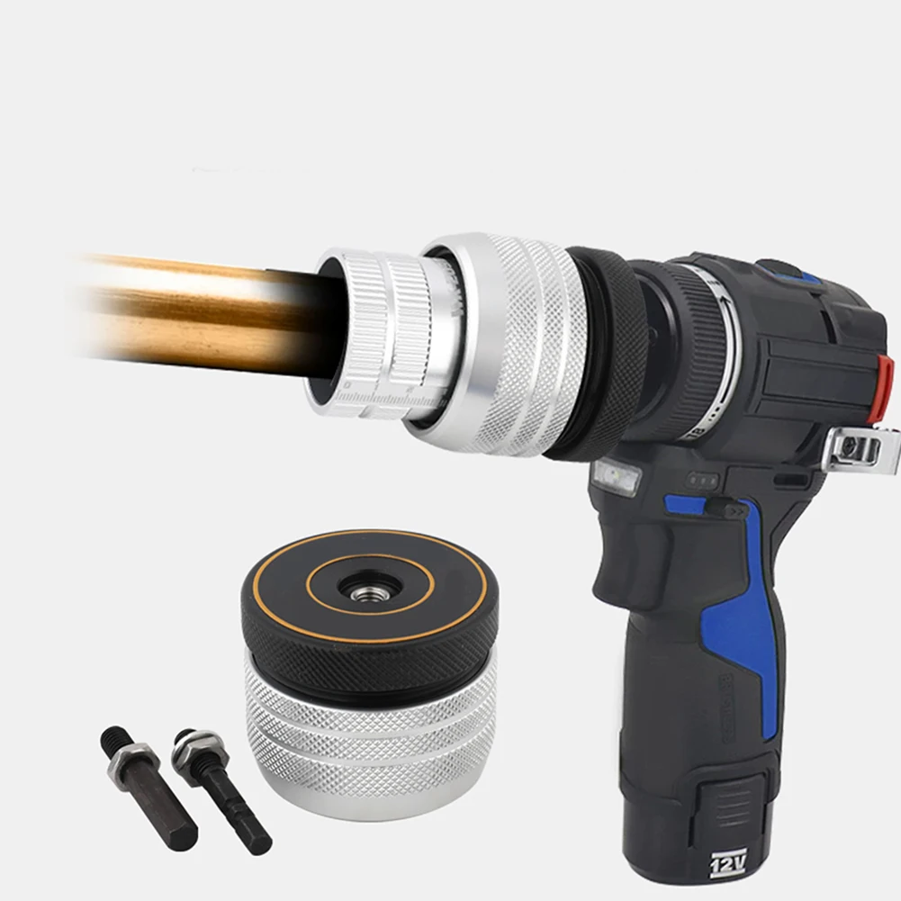 Rotary Deburring Chuck with High Concentricity for Stable Pipe Chamfering on Power Drills and Dedicated Chamfering Equipment