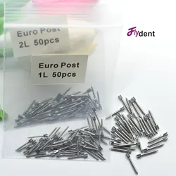 Dental Euro Post Steel Screw Posts 50pcs  Bag Dental Materials For Dentist Tool Dentistry Material