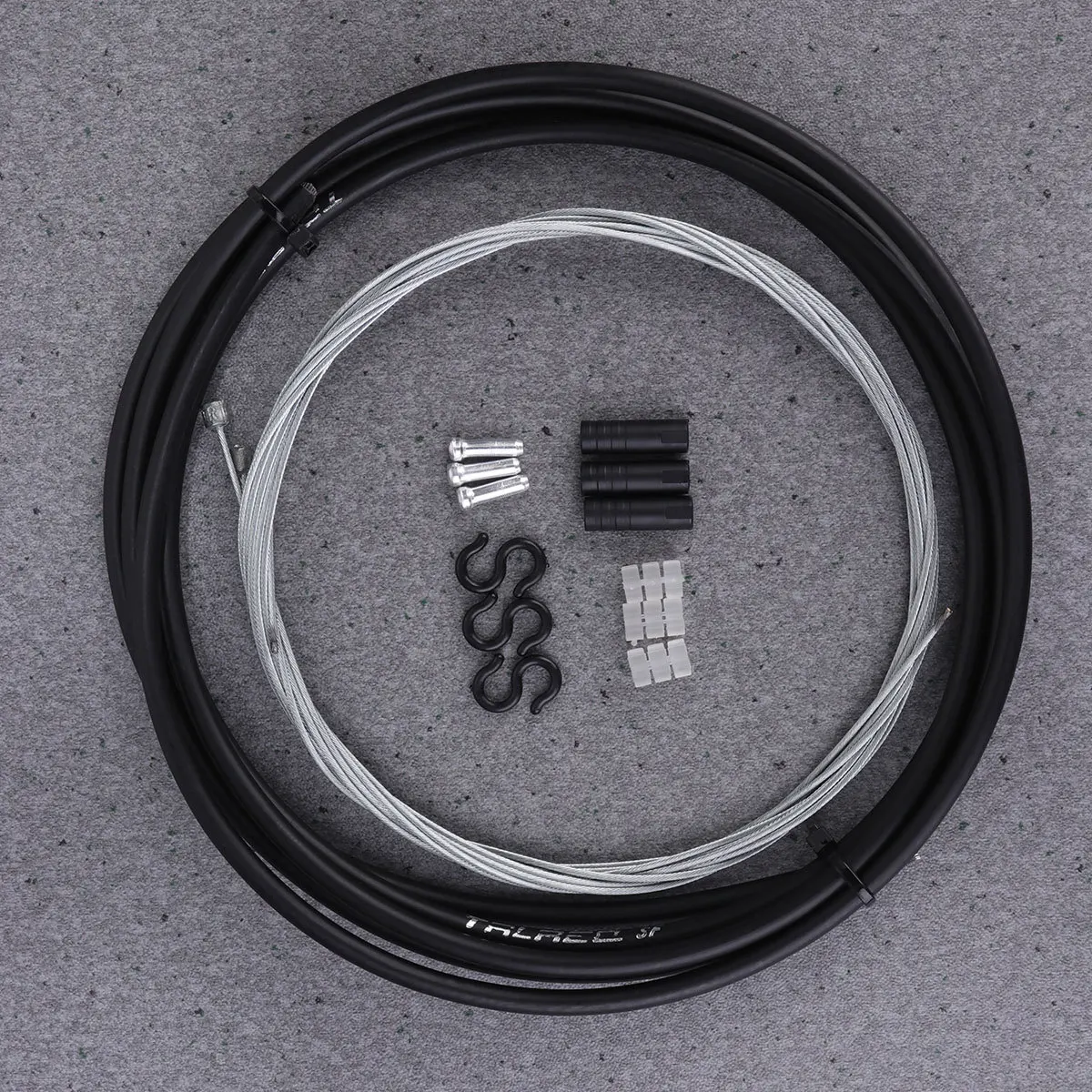 

1 set 1 Set Brake Road Derailleur Cable Shifting Brake Line Wire Mountain Bike Durable Derailleur Wire Line Replacement Black