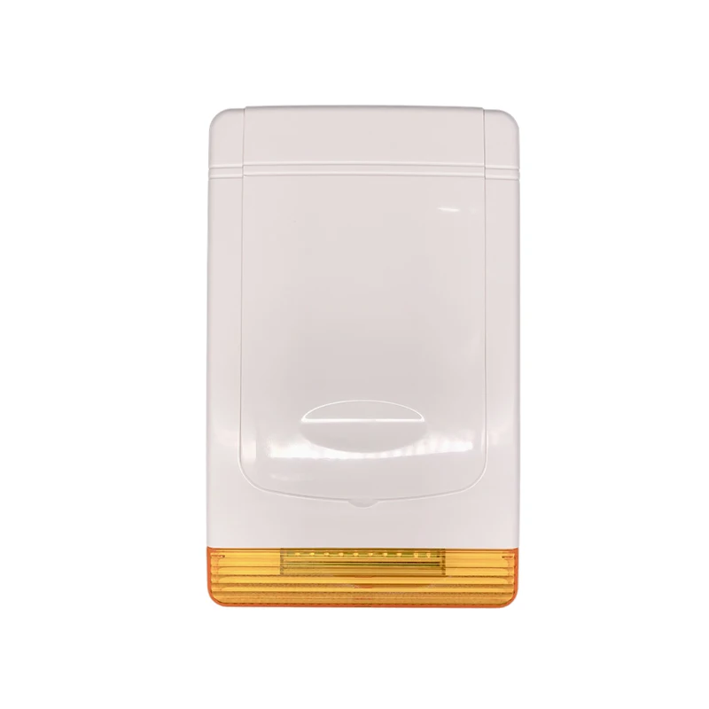 Wired Outdoor Flash Siren Loud Alarm Voice Flashing Light Strobe Siren Horn for House Burglar Alarm System Drive Thief Away