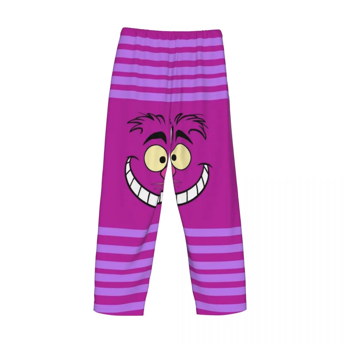 مخصص أليس في بلاد العجائب شيشاير القط بيجامة السراويل الرجال ملابس خاصة صالة النوم قيعان تمتد مع جيوب