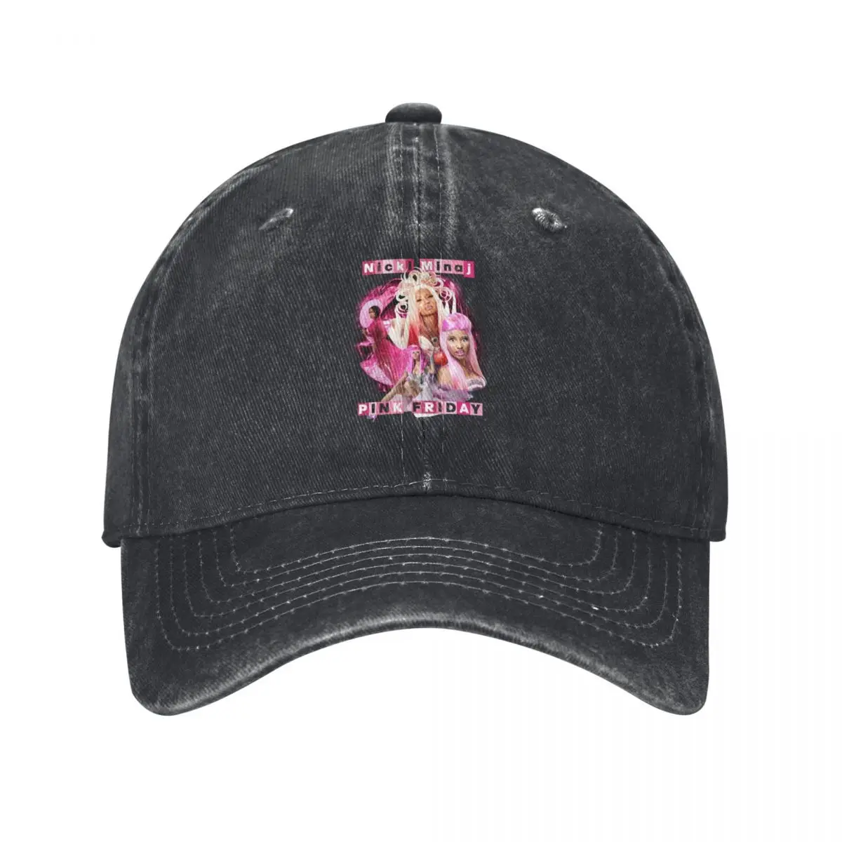 Nicki Minaj Pink Friday 2 Tour Baseball Cap Streetwear Hip Hop Men Women's