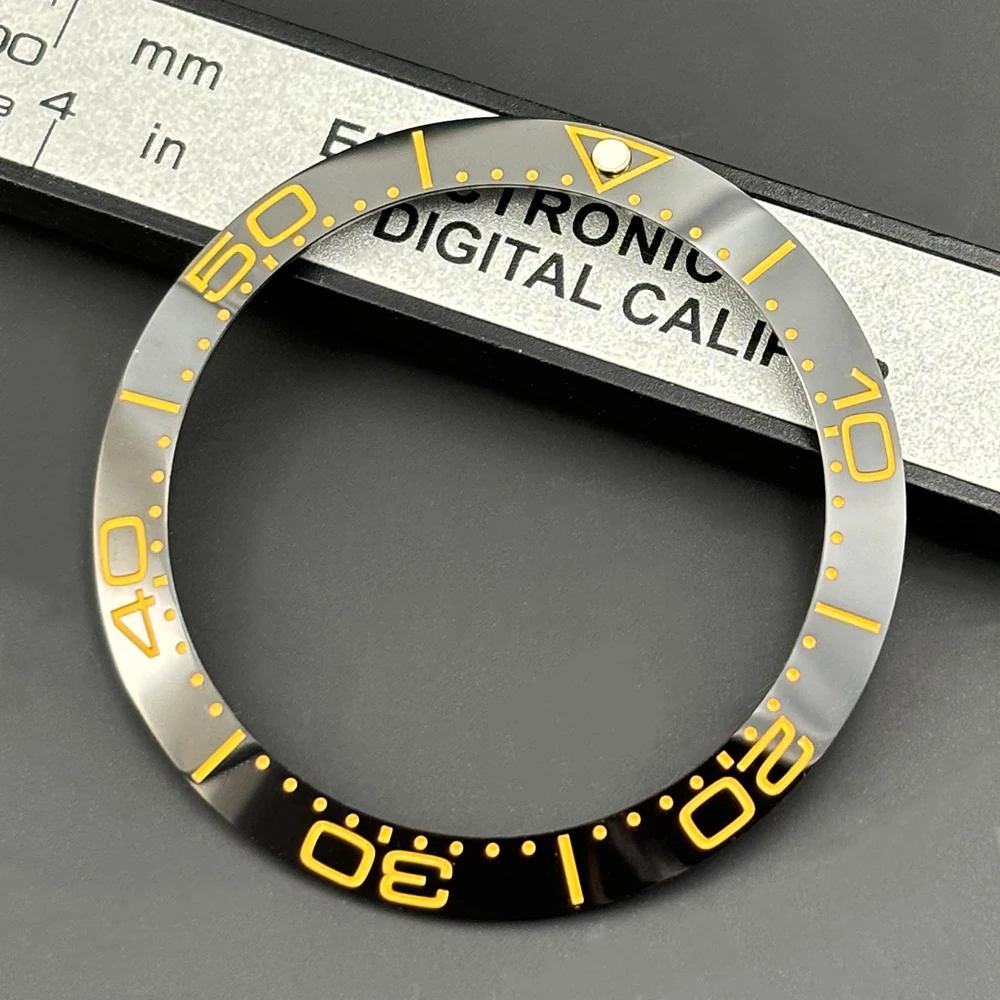 38mm x 30.6mm ceramic bezel,with night light function,Replacement parts for the watch,bezel,outer diameter, and case componens