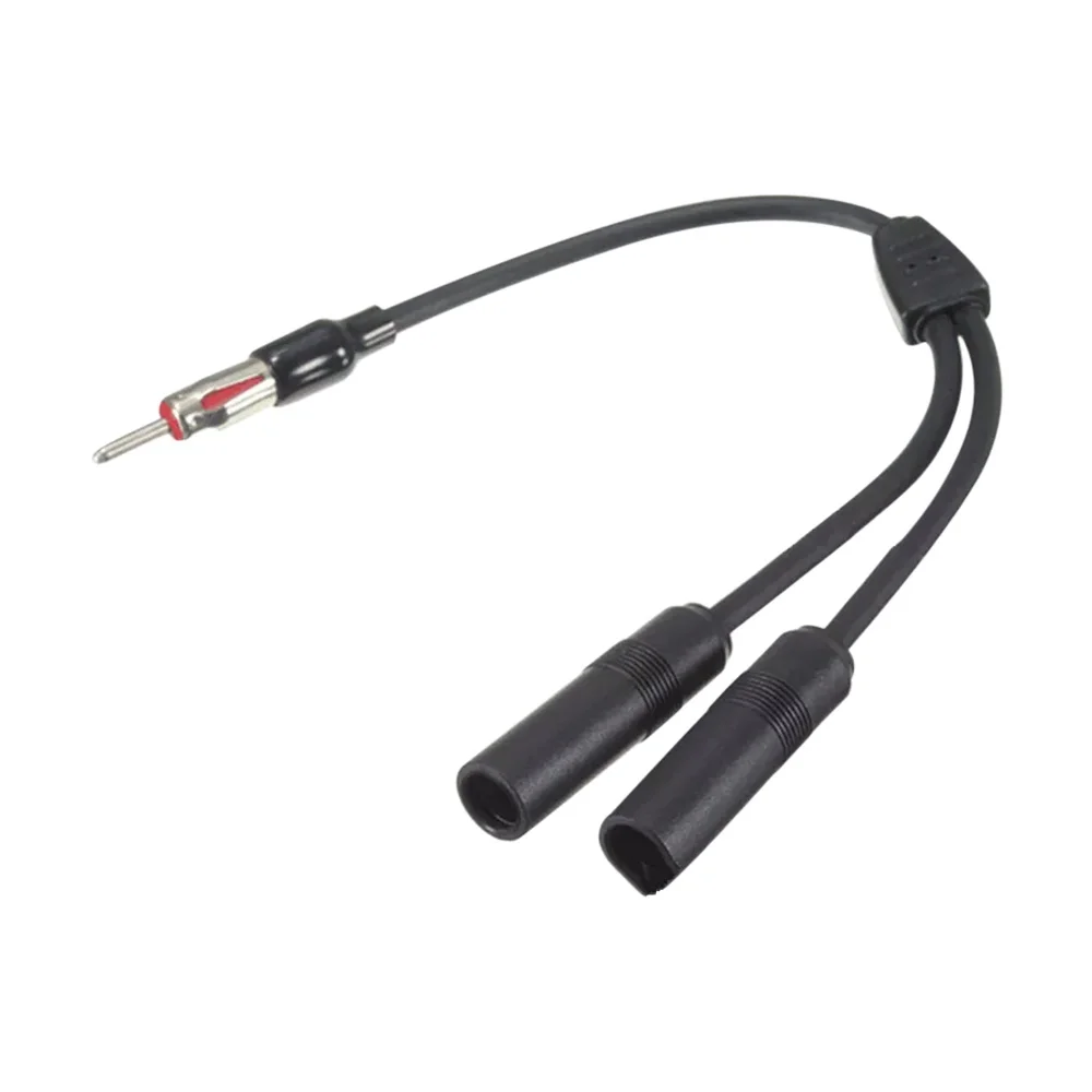 

Car Antenna Adapter Two Female One Male Antenna Modification Car GPS Antenna Modification Supplies