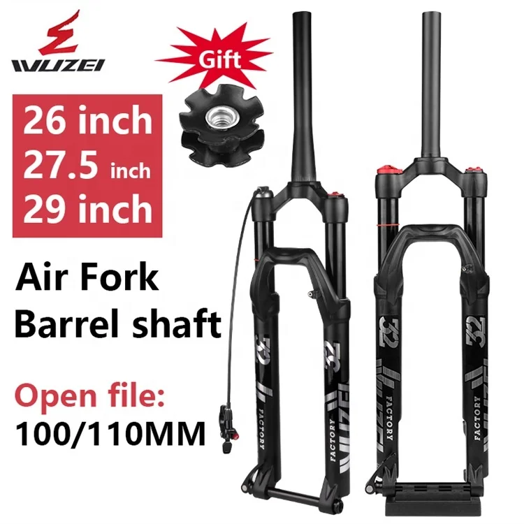 Hot Sale 26/27.5/29 Magnesium Alloy Air Suspension Front Fork MTB Road Mountain Bike 