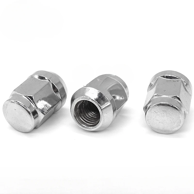 

M10X1.25 Chrome Wheel Hub Nut Fit For Alloy Aluminum Rim Wheel ATV Scooter Buggy UTV Quad Bike Vehicle Moto Accessories 4pcs/lot