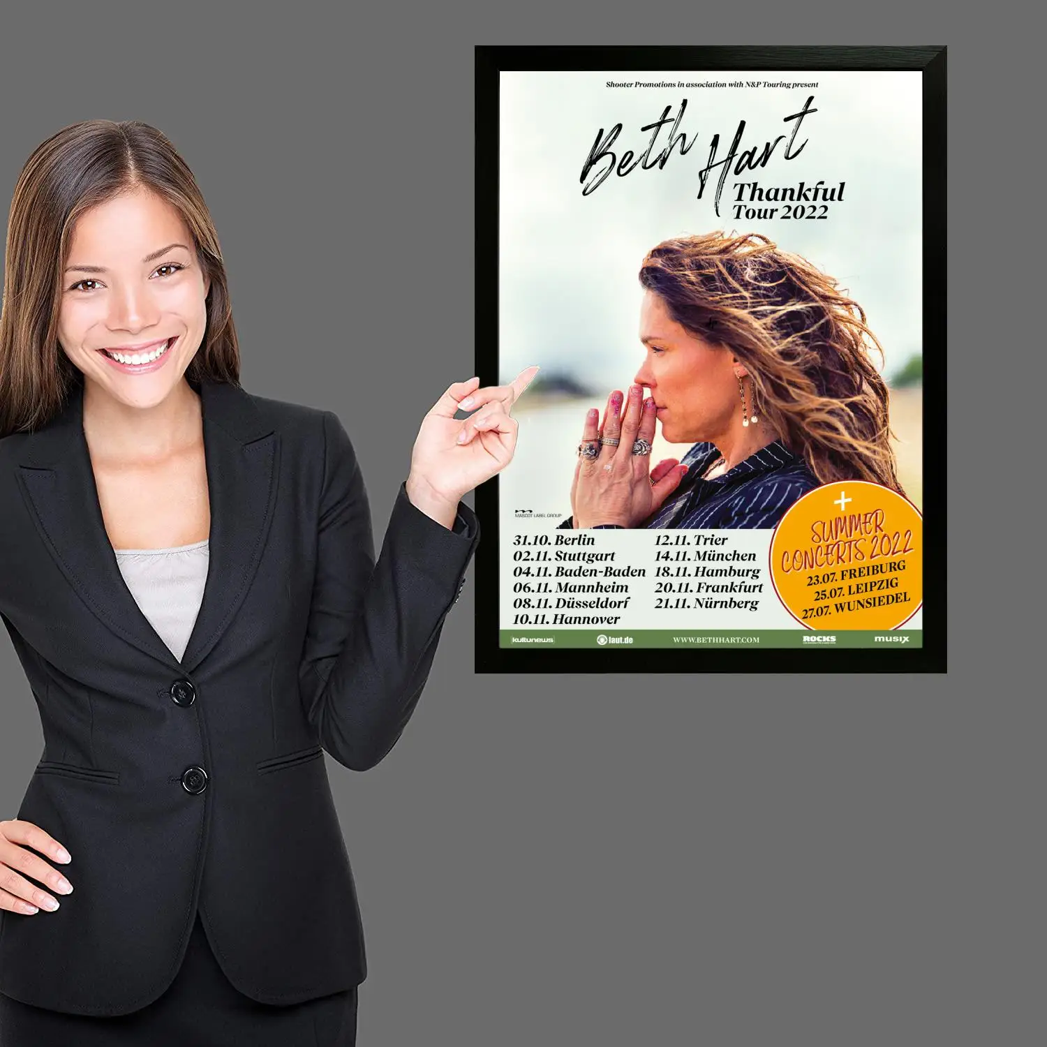 ملصق فني من القماش من Beth Hart وفن جداري، طباعة صور، ديكور غرفة نوم عائلي حديث، ملصقات، لوحة زخرفية #4