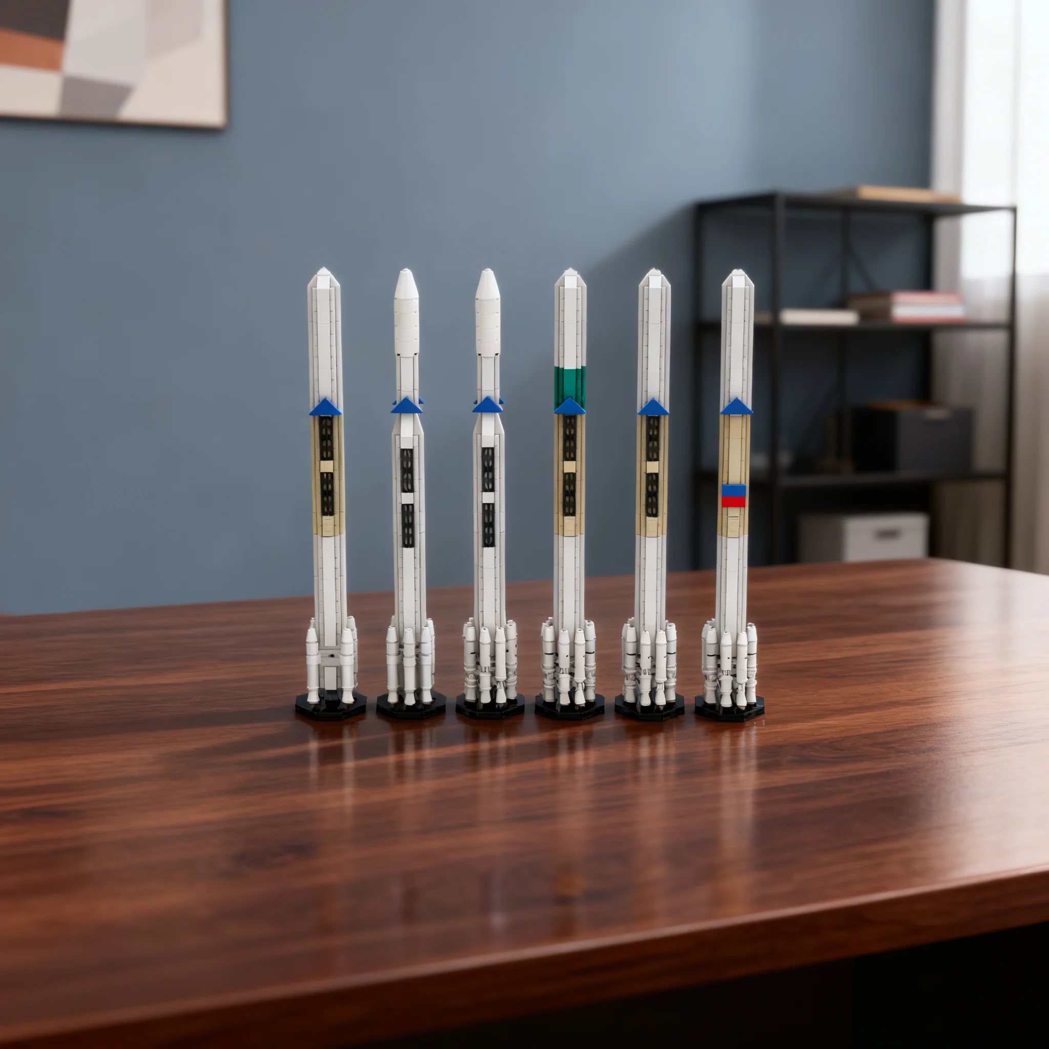 1397pcs MOC Delta 1000 Series Saturn V Scale Space Model Building Blocks Christmas Gift Construction Toy Craft Display Birthday