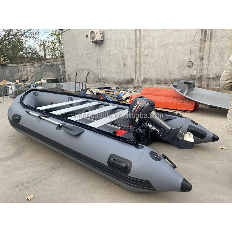 Zodiac Style High Quality PVC Material 7 Persons Inflatable Rescue Boat With Air Floor /aluminum Floor