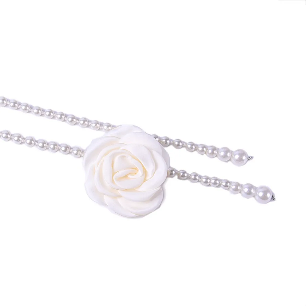 حزام خصر نسائي رفيع مزين بحجم لؤلؤي من كاميليا للإكسسوارات النحيفة